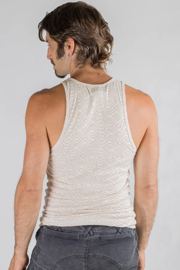 Amazonia Singlet - Bamboo/Org.Cotton - Cream/Tan