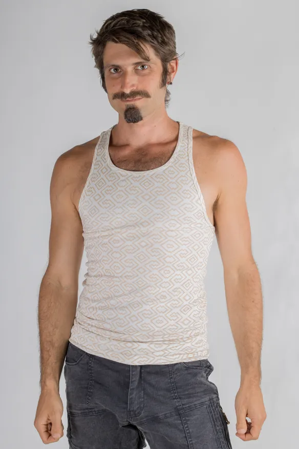 Amazonia Singlet - Bamboo/Org.Cotton - Cream/Tan