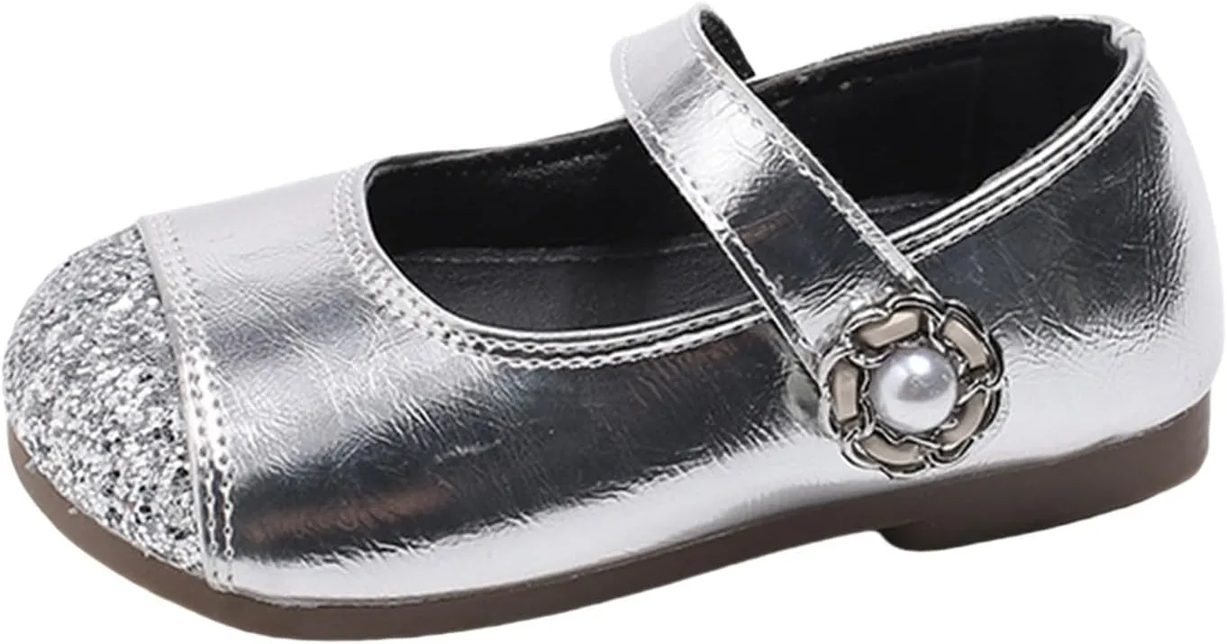 Baby Infant Sole Rubber Sandals Closed Toe Ankle Pearl Strap Non Slip Shoes Toddler Newborn Lightweight Loafers Sandals