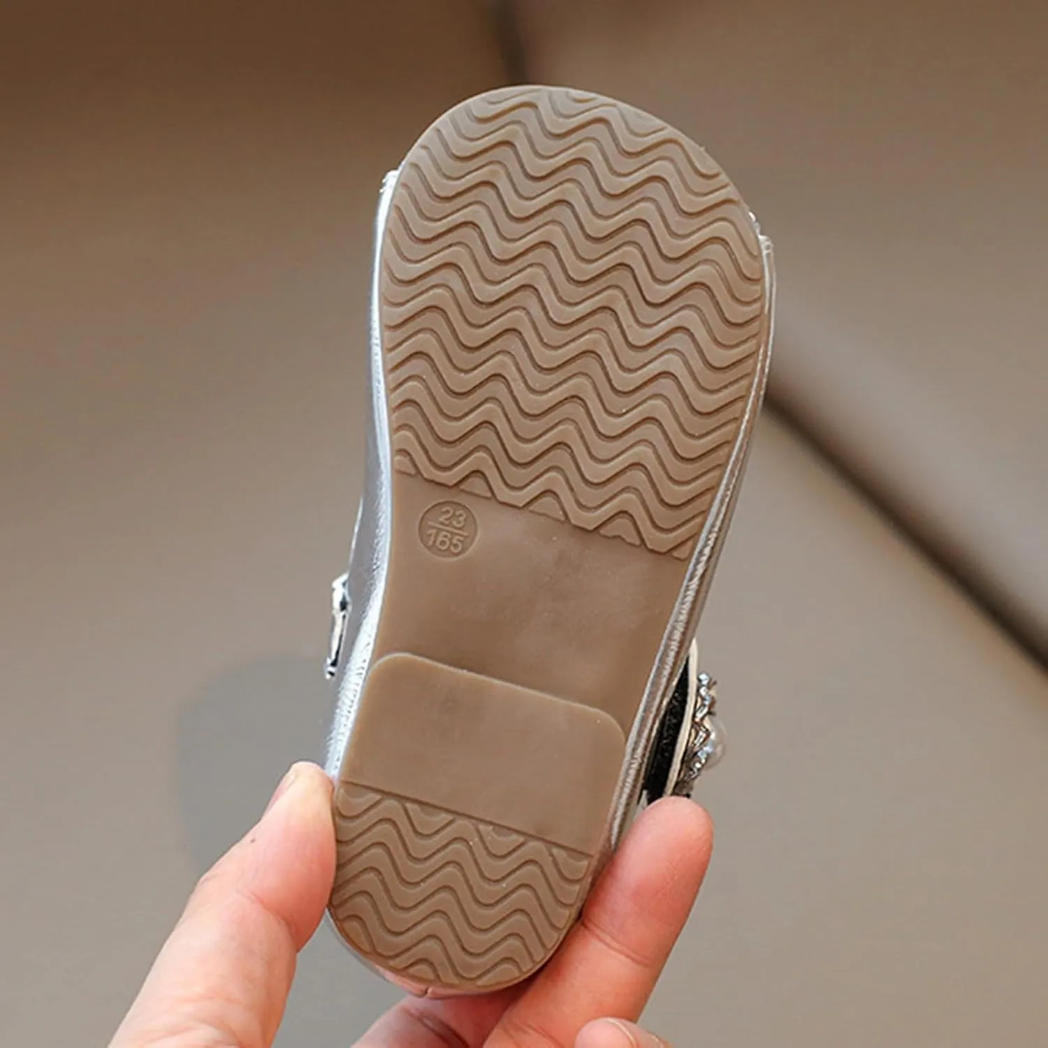 Baby Infant Sole Rubber Sandals Closed Toe Ankle Pearl Strap Non Slip Shoes Toddler Newborn Lightweight Loafers Sandals