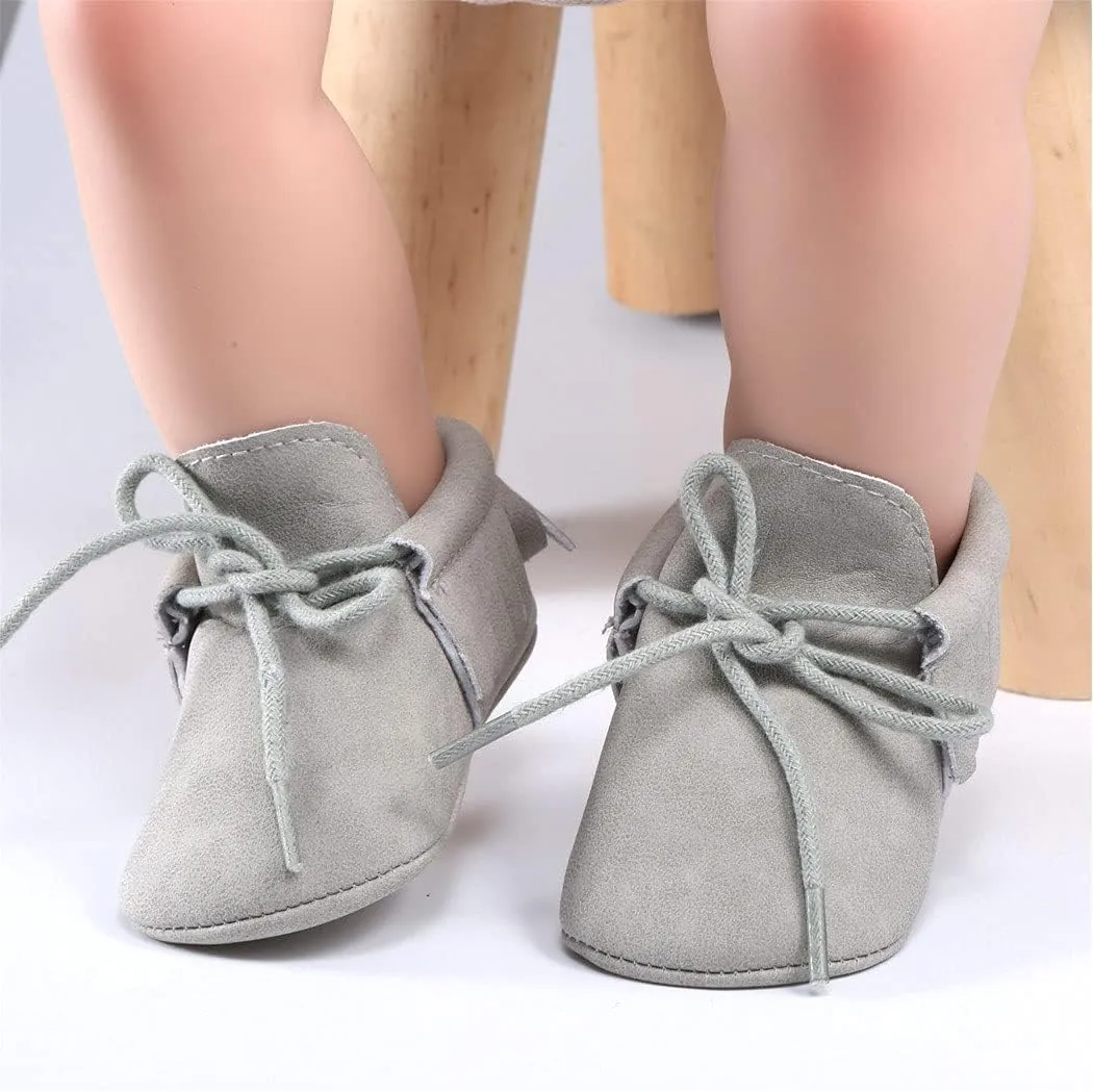 Baby Loafers Boys Girls Infant Shoes Soft Sole Tassels Moccasins Anti-Slip Crib Shoes