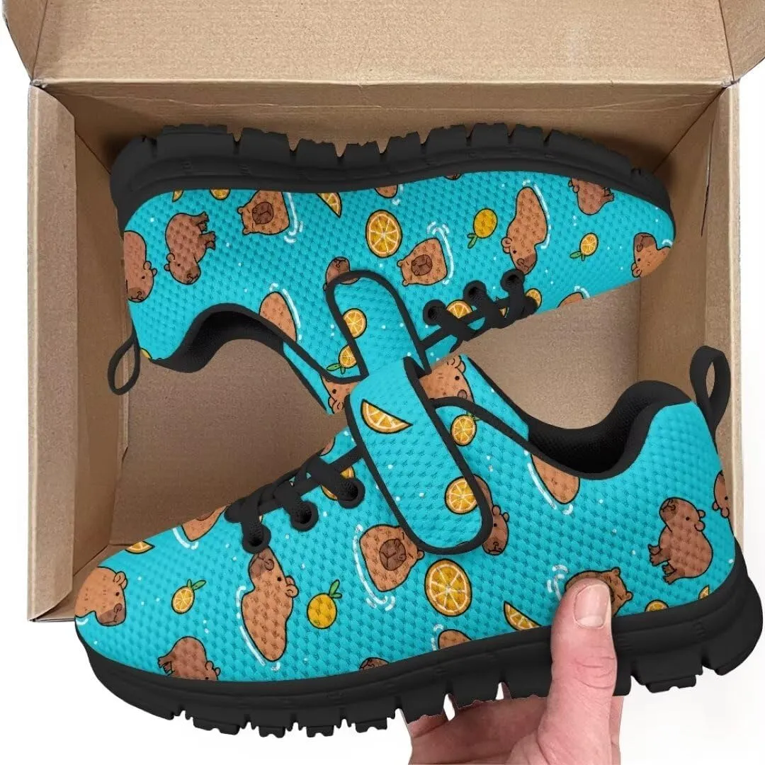 Girls Boys Hook & Loop Closure Sneakers Unisex Child Kids Anti-Slip Lightweight Shoes