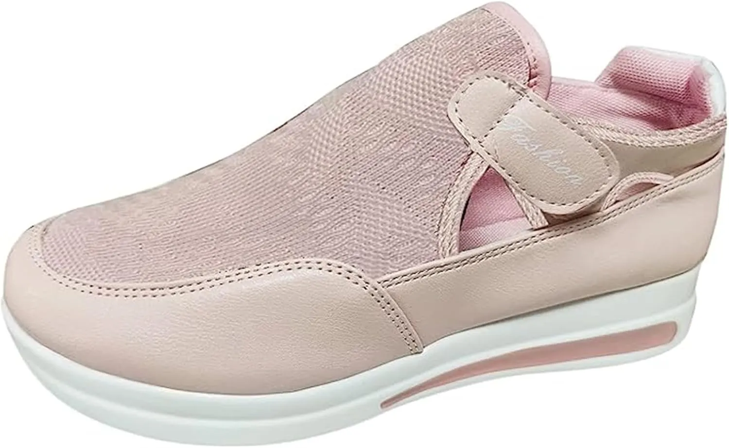 Ladmiple Womens Shoes Dressy Casual Loafers Fashion Sneaker Slip On Comfortable Non Slip Platform Walking Canvas Shoes