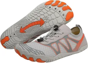 Men Barefoot Water Shoes, Beach Aqua Socks Quick Dry for Outdoor Sport Hiking, Non Slip Healthy Breathable Trail Running Footwear, Wide Toe Zero Drop Slip On Swim Pool, Beach, Surf