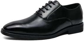 Mens Leather Shoes Footwear Dress Shoes Classic Wingtip Oxfords Business Fashion Breathable Prom Business Wedding Dress Shoes(8)