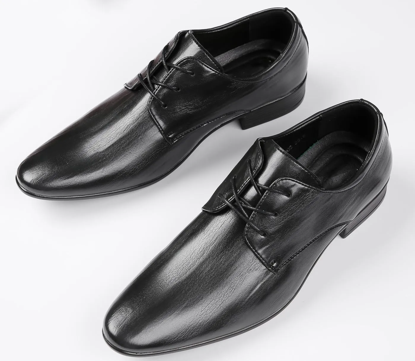 Santimon Men's Microfiber Leather Derby Shoes Fashion Dress Formal Tuxedo Wedding Oxfords Shoes