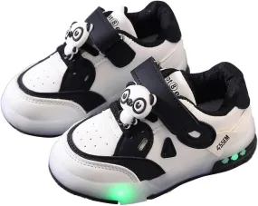 Sneakers for Girls Fashion LED Sneakers Kids Youth LED Shoes Low-Top Light Up Shoes for Girls Boys USB Charging Shoes Child