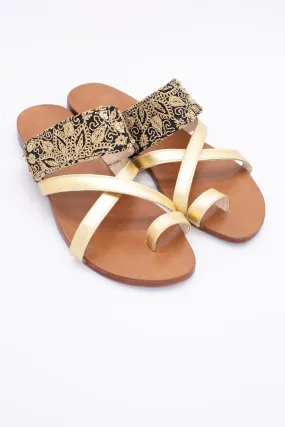 STRAP LEATHER SANDALS MARIEL