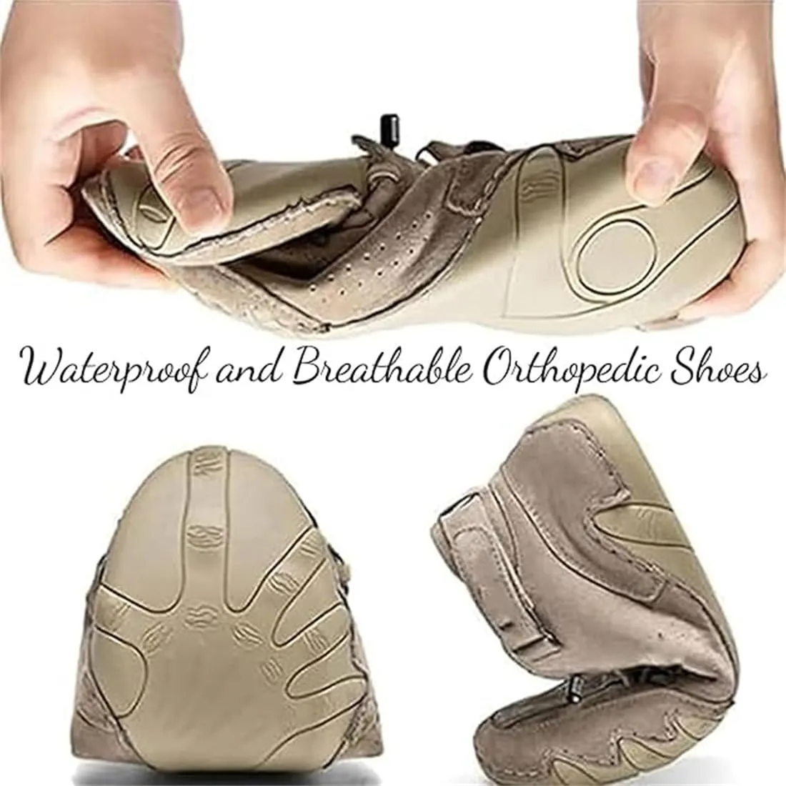 Vogldeck - Waterproof and Breathable Orthopedic Shoes, Vogany Shoes Women Outdoor Comfortable Flat Waterproof and Breathable Orthopedic Shoe
