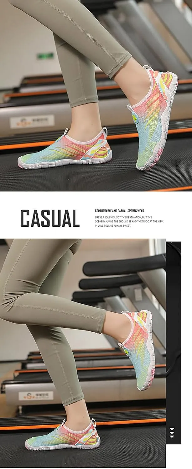 Water Shoes for Womens Mens Barefoot Quick-Dry Healthy Shoes Swim Beach Pool Shoes Aqua Yoga Socks for Hiking