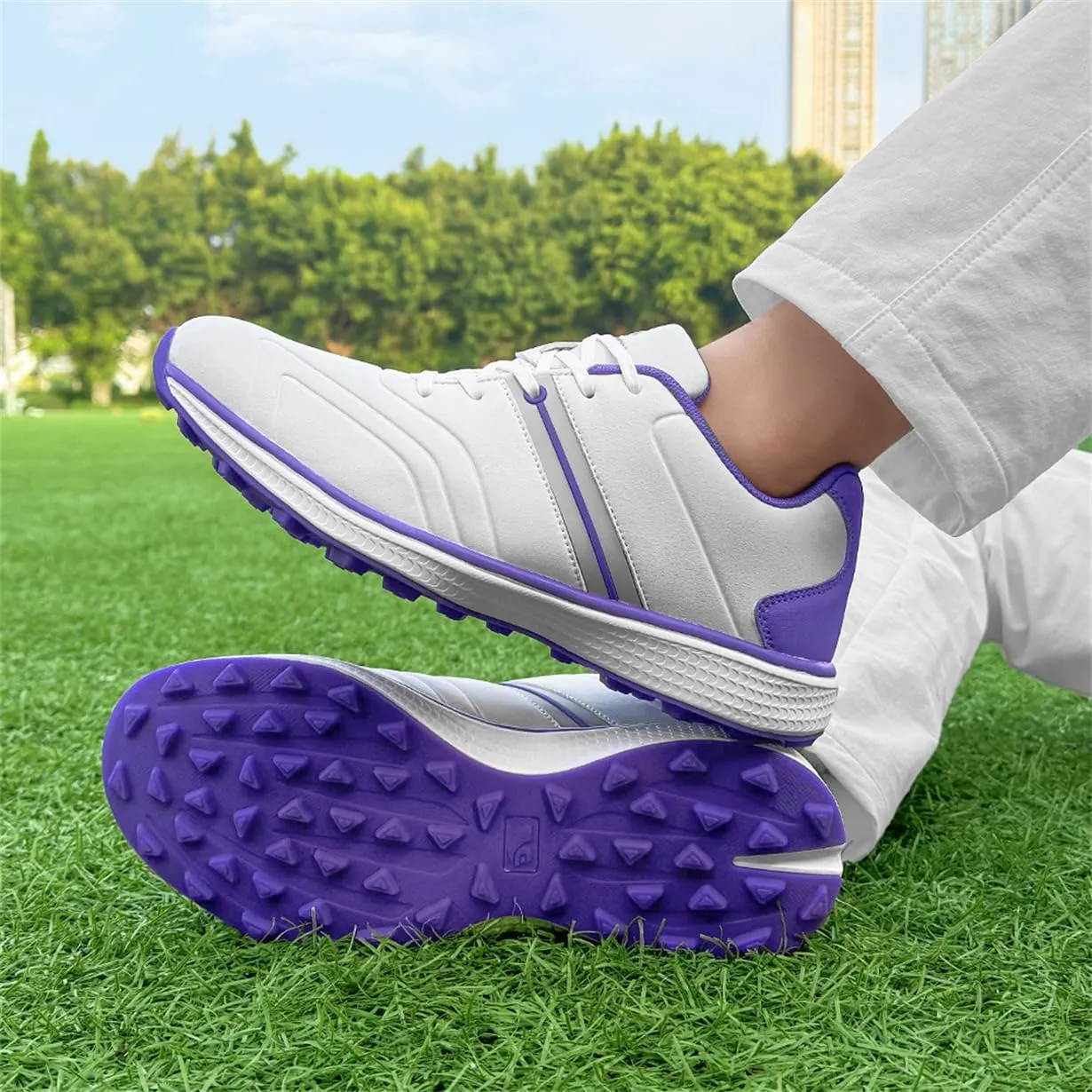 Waterproof Golf Shoes Female Spikeless Golf Sneakers Lightweight Anti Slip Walking Footwears