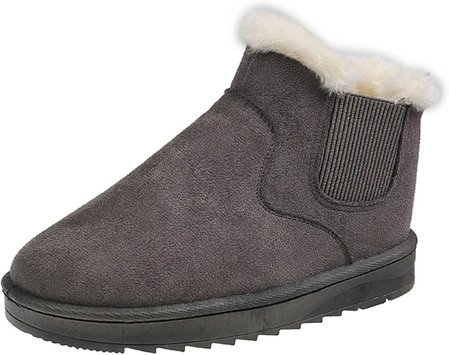 Women Winter Warm Snow Boots Sherpa Fleece Lined Ankle Booties Thick Thermal Short Bootie Shoes Walking Boot