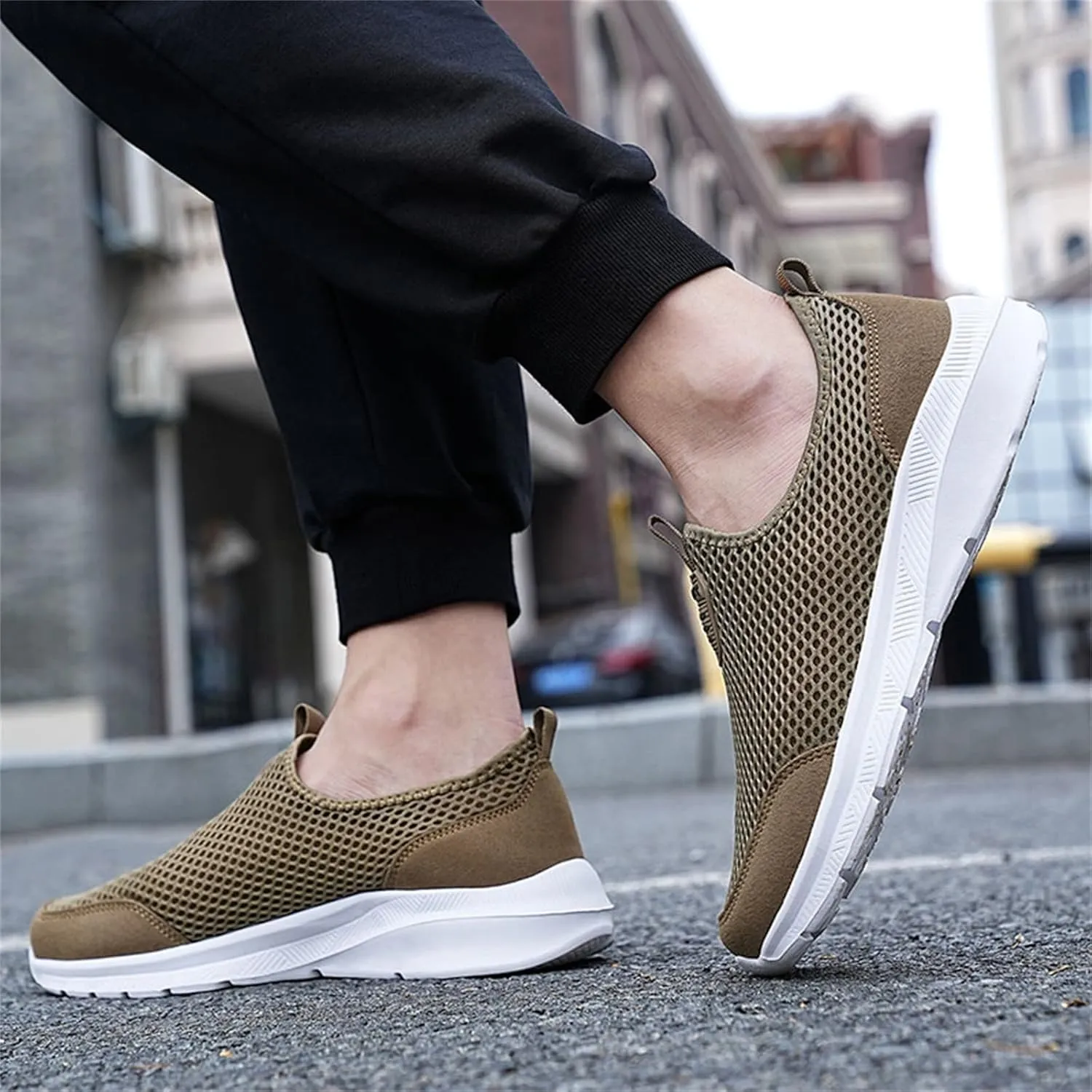 Women's Fashion Sneaker Non Slip Lace Up Comfort Women's Work or Walking Sneakers Running Shoes Womens White Loafers Womens Leather Sneakers